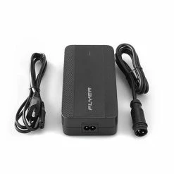 Doctibike Chargeur FLYER Smart Integrated Battery (SIB) 2.0 36 V 4.0 Ampères Fiche Ronde