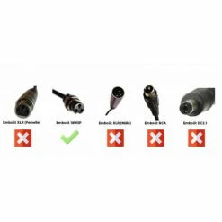 Doctibike Chargeur Lithium Ion 24V2A - Embout 18M3P